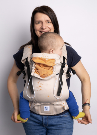 Ssc Mama baby ajustabil Dreaming Stars Light Ocru S4NG [0]