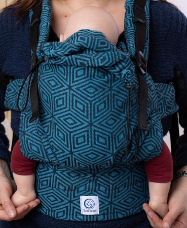 Ssc Mama baby ajustabil Nido Flowers of life Blue [1]