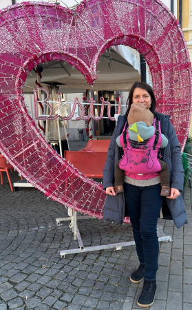 Ssc Mama baby ajustabil Fucsialicios Butterfly wrap conversion S4NG [1]