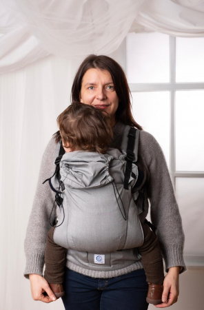 Ssc Mama baby ajustabil Gri Melange Canvas S4NG