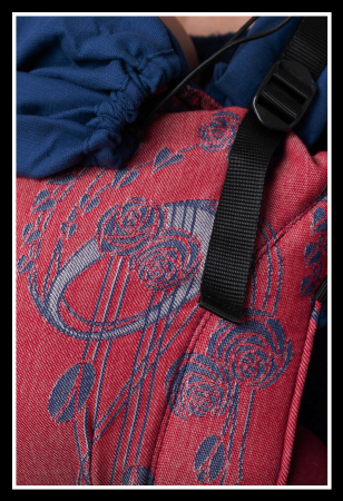 Babywearing & imbratisari sigure - Ssc Mama baby ajustabil Roses wrap conversion S4NG