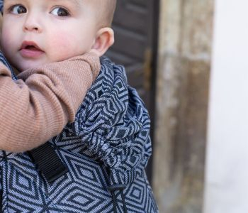 Mama baby ajustabil Nido (de la o luna de zile) - Baby ajustabil Nido Flowers of life Mauve