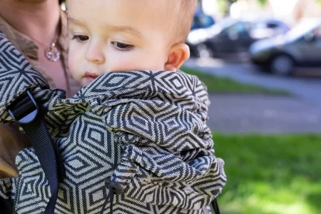 Mama baby ajustabil Nido (de la o luna de zile) - Baby ajustabil Nido Flowers of life Light