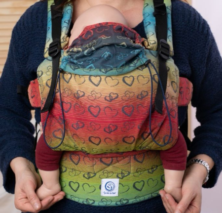 Mama baby ajustabil Nido (de la o luna de zile) - Ssc Mama baby ajustabil Nido Inimi Colorate