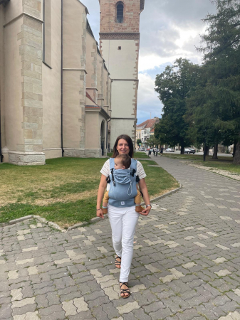 Ssc Mama baby ajustabil Blue Waffle S4NG [0]