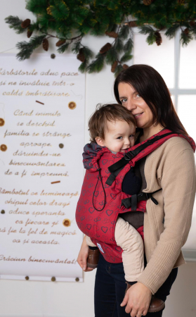 Ssc Mama baby ajustabil Redilicious Hearts wrap conversion S4NG [0]