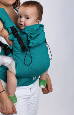 Ssc Mama baby ajustabil Warm Teal In organic S4NG [2]