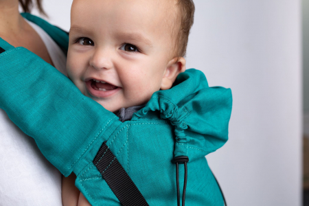 Ssc Mama baby ajustabil Warm Teal In organic S4NG [1]