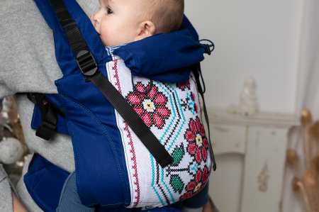 Ssc Mama baby ajustabil Traditii din Romania S4 Ilinca 2 bleumarin [2]