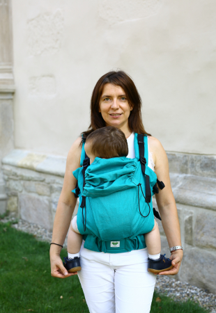 Ssc Mama preschooler ajustabil Warm Teal In organic S4 [2]