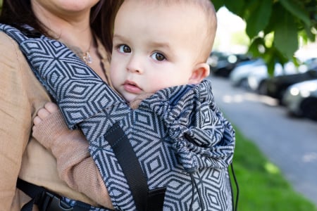 Babywearing & imbratisari sigure - Ssc Mama Bobocel Flowers of life Mauve S4NG