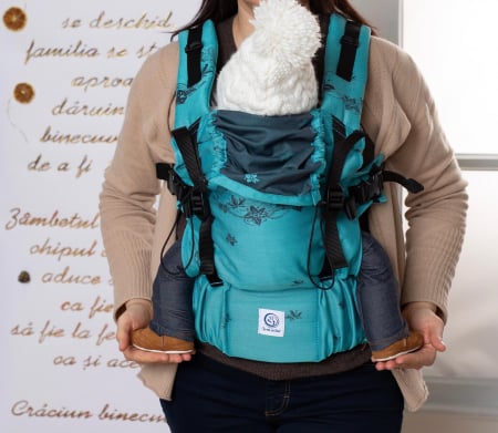 Babywearing & imbratisari sigure - Ssc Mama Bobocel Turqualicios Butterfly wrap conversion S4NG