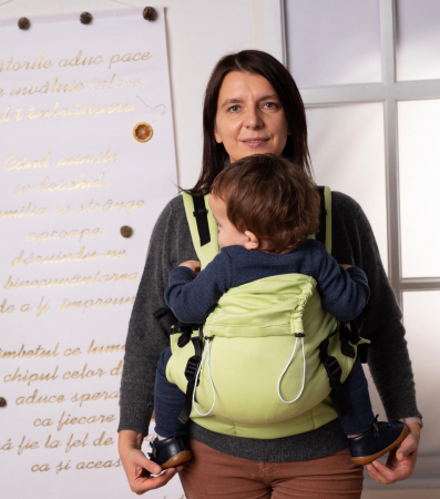 Mama Bobocel  din primele zile de viata - Ssc Mama Bobocel Lime S4NG Interlock