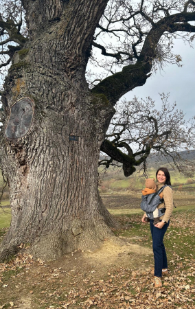 Ssc Mama preschooler ajustabil Flowers of life Mauve wrap conversion S4NG [4]