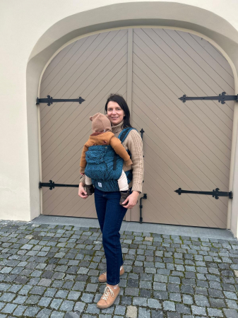 Ssc Mama preschooler ajustabil Flowers of life Blue wrap conversion S4NG [6]