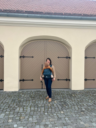 Ssc Mama preschooler ajustabil Flowers of life Blue wrap conversion S4NG [5]