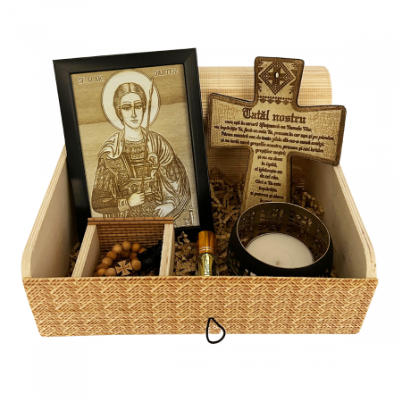 Catalog Icoane - Icoana Sfantul Dimitrie Pirogravata in Lemn