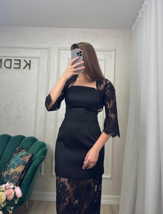 Rochie lunga neagra [2]
