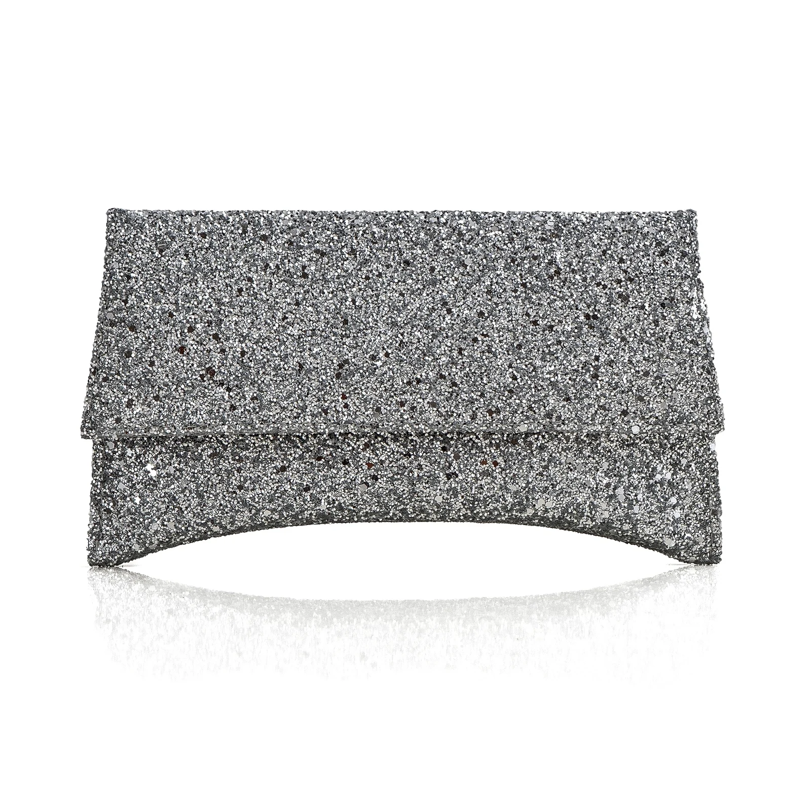 POSETA PLIC MAIA, DIN PIELE ARGINTIE GLITTER [1]