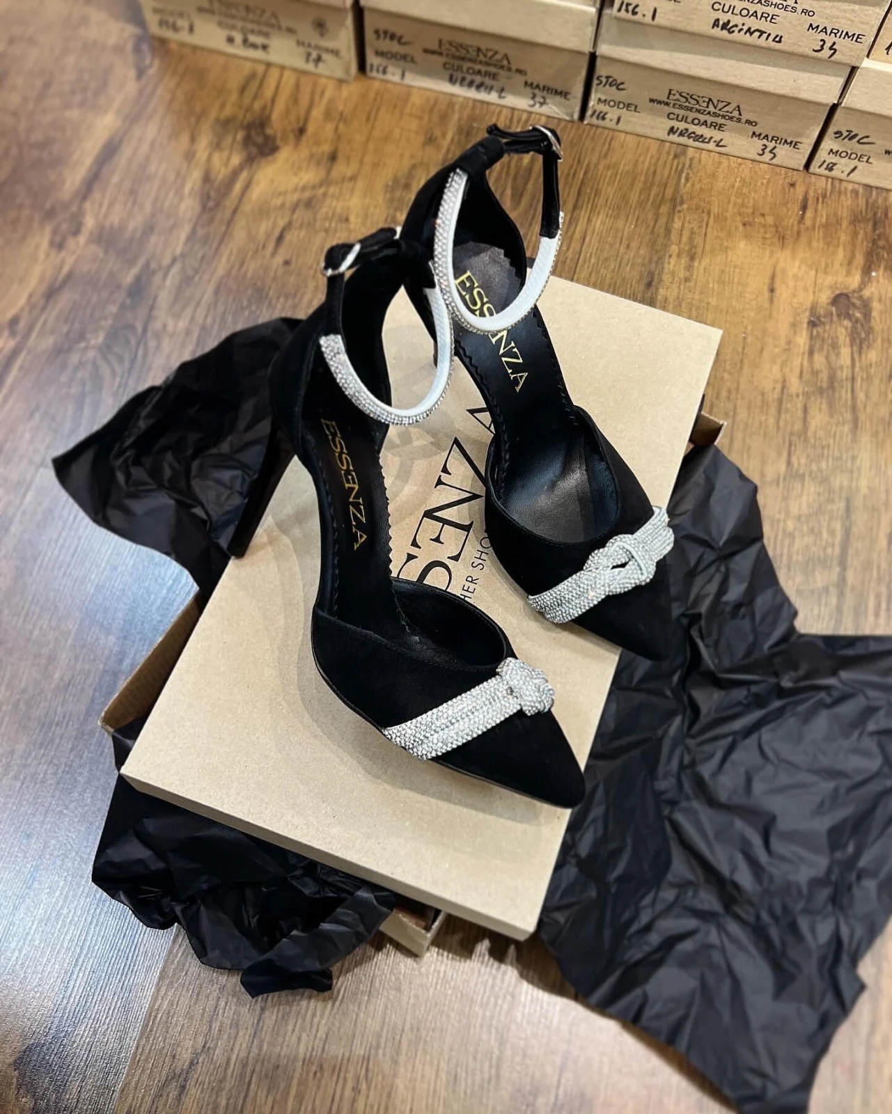 PANTOFI STILETTO DECUPATI- ELLA 10 CM [2]