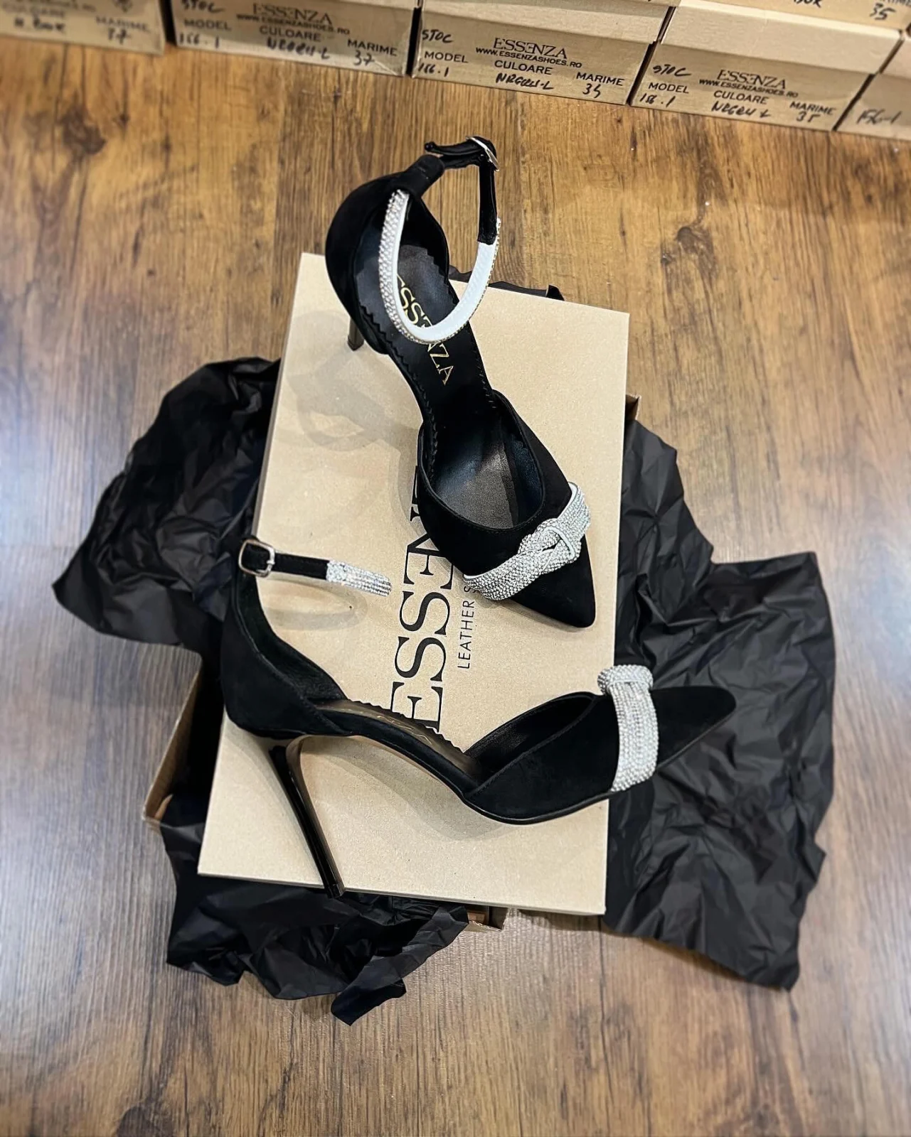 PANTOFI STILETTO DECUPATI- ELLA 10 CM [1]