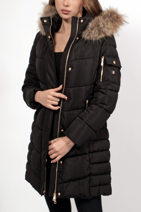 Jacheta  neagra cu gluga [1]