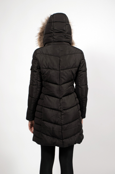 Jacheta  neagra cu gluga [4]