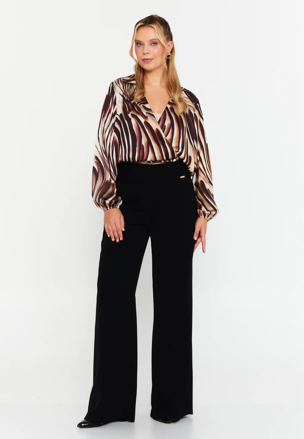 Pantaloni regular fit plus size [2]