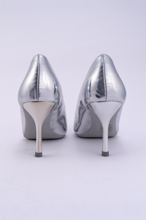 Pantofi Stiletto  Argintiu [5]