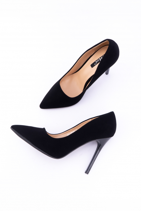 Toc 11 cm Pantofi cu Toc subtire  Black [4]