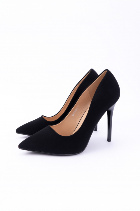 Toc 11 cm Pantofi cu Toc subtire  Black [2]