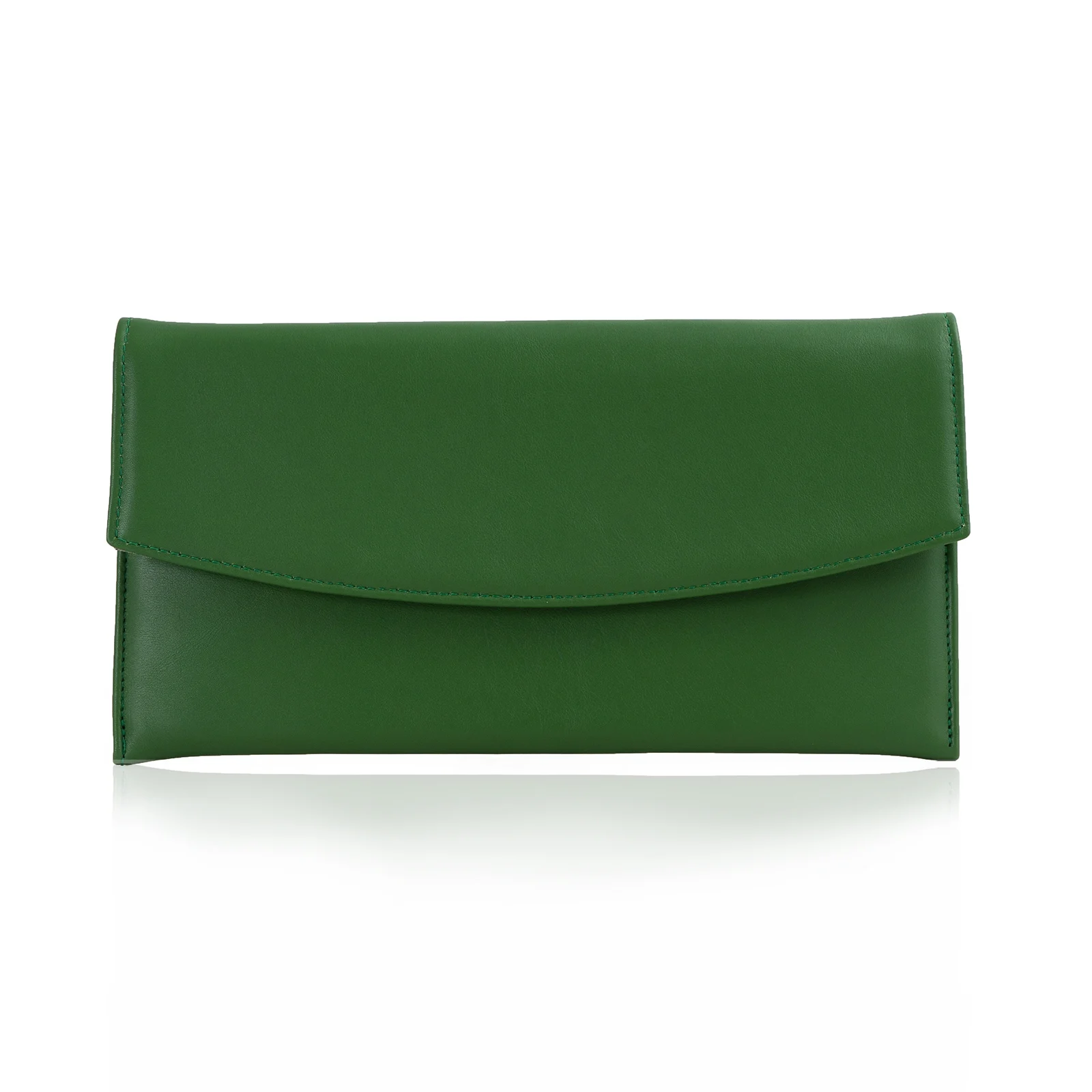 Plicuri - POSETA PLIC ANNA, DIN PIELE NATURALA VERDE