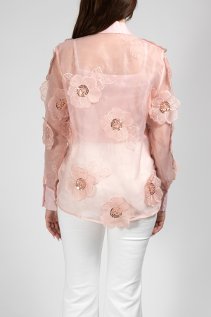 CAMASA ELEGANTA, CU ACCESORII FLORALE [4]