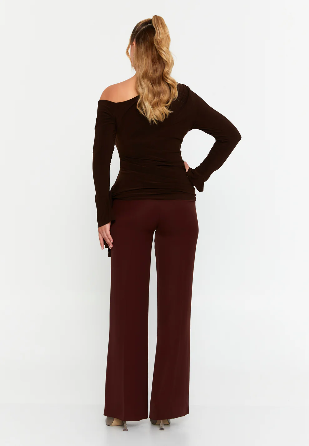 Imbracaminte - Bluza classy style maro