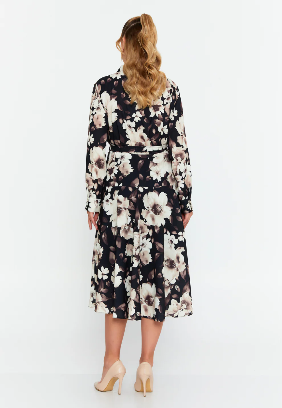 Rochie midi cu imprimesu floral [1]