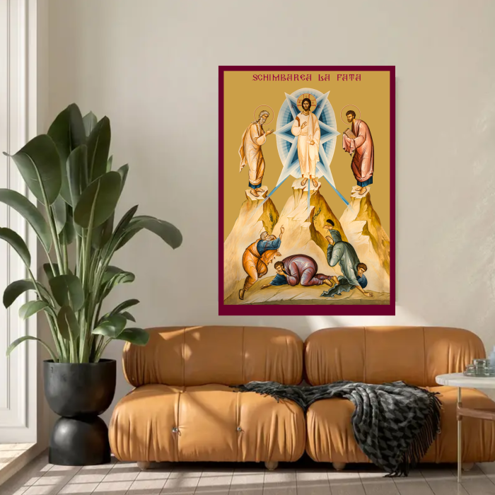 Icoana Schimbarea la Fata printata pe MDF cu UV la dimensiunea A4 [3]