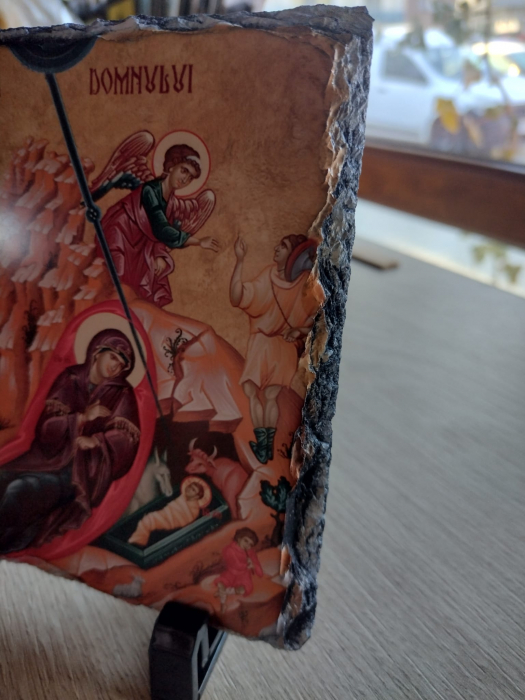 Icoana pe placa din ardezie [2]