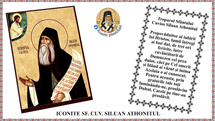 Icoana Sfantul Cuvios Siluan Athonitul [1]