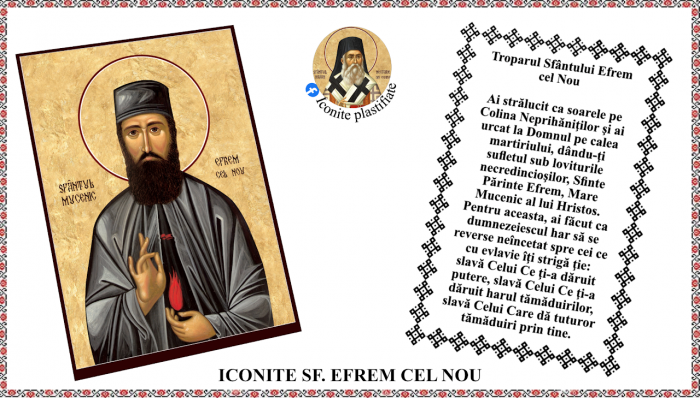 Icoana Sfantul Mucenic Efrem cel Nou [1]