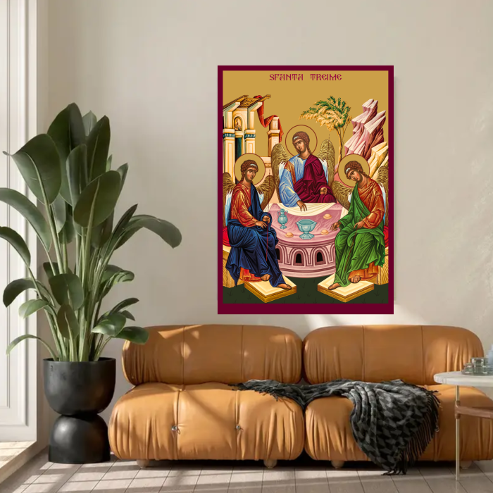 Icoana Sfanta Treime printata pe MDF cu UV la dimensiunea A4 [3]