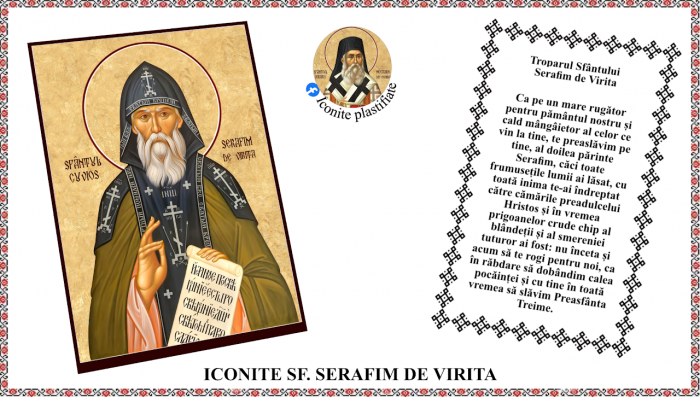 Icoana Sfantul Cuvios Serafim de Virita [1]