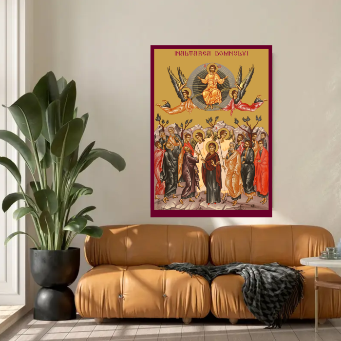 Icoana Inaltarea Domnului printata pe MDF cu UV la dimensiunea A4 [3]