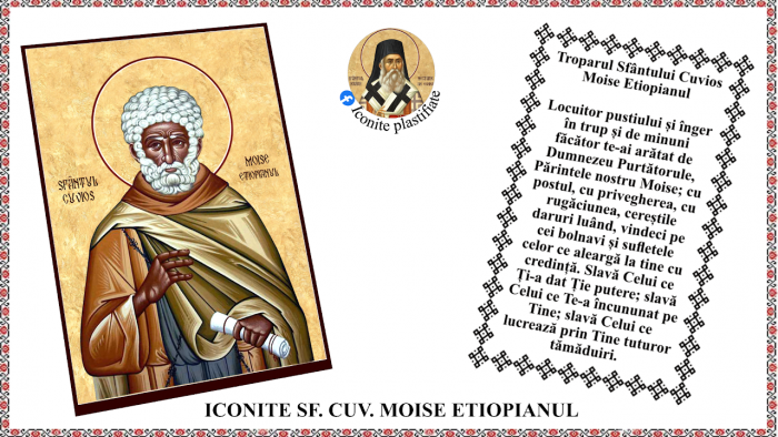 Icoana Sfantul Cuvios Moise Etiopianul [1]
