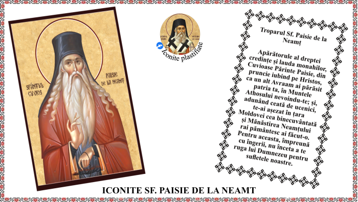Icoana Sfantul Cuvios Paisie de la Neamt [1]