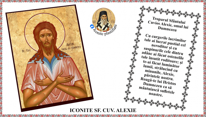 Icoana Sfantul Cuvios Alexie, omul lui Dumnezeu [1]