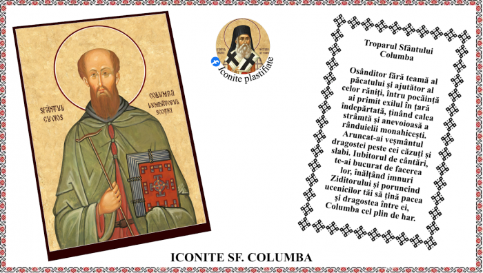 Icoana Sfantul Cuvios Columba al Scotiei [1]