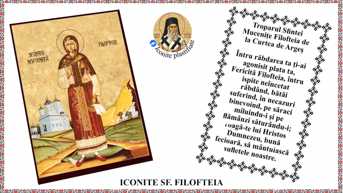 Icoana Sfanta Mucenita Filofteia de la Curtea de Arges [1]