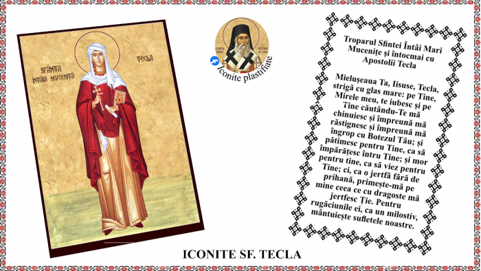 Icoana Sfanta Intaia Mucenita Tecla [1]