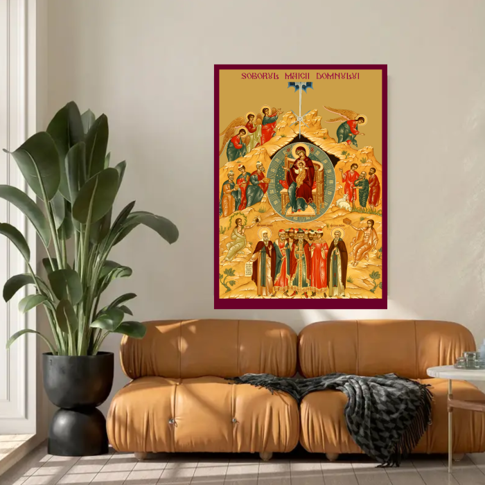 Icoana Soborul Maicii Domnului printata pe MDF cu UV la dimensiunea A4 [3]