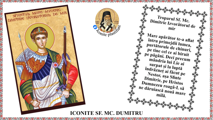 Icoana Sfantul Mare Mucenic Dimitrie Izvoratorul de Mir [1]